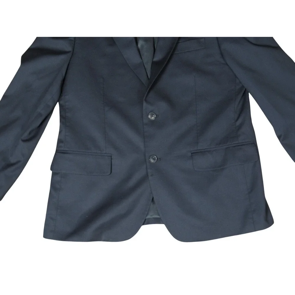 Banana Republic Men's Navy Blue Blazer Jacket Size 40R‎ Wool Blend